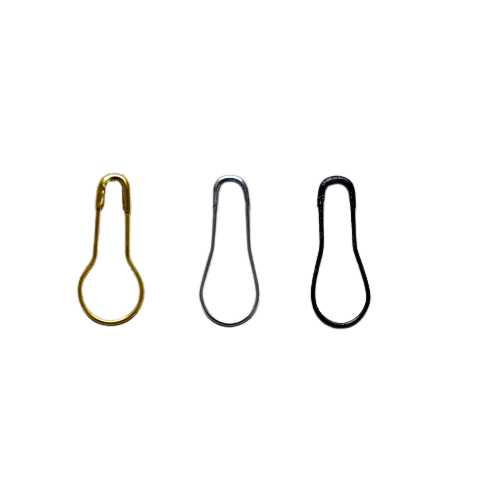 Pear Shaped Safety Pins